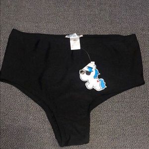 iheartraves high waisted black bottoms